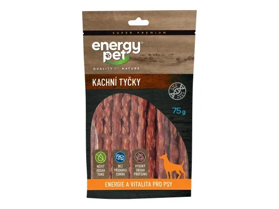 Energy Pet kachní tyčky 75 g