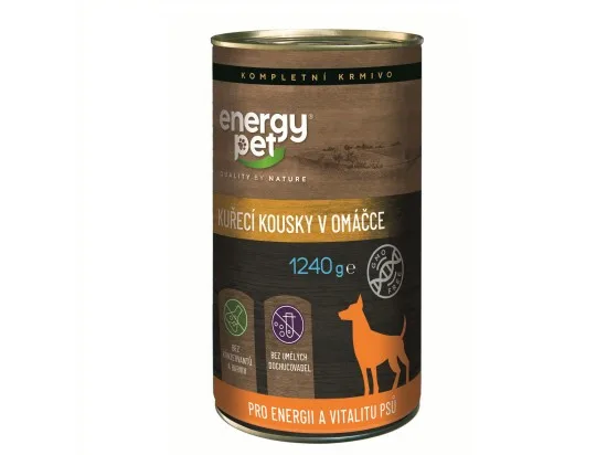 Energy Pet kuřecí kousky v omáčce 1240 g