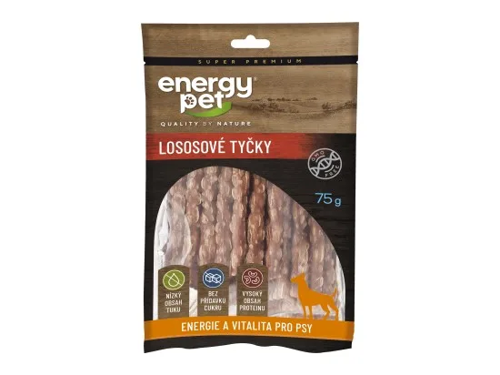 Energy Pet lososové tyčky 75 g