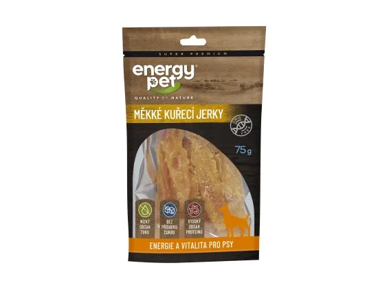 Energy Pet měkké kuřecí jerky 75 g