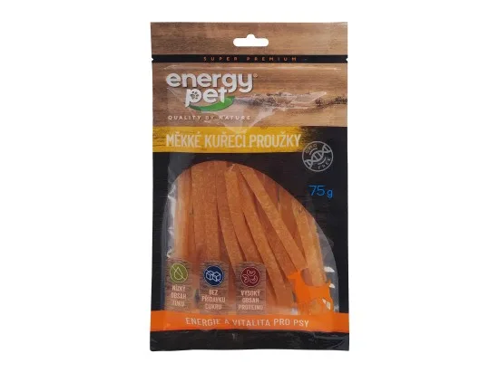 Energy Pet měkké kuřecí proužky 75 g