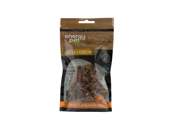 Energy Pet pamlsky srdce s kuřecím 50 g