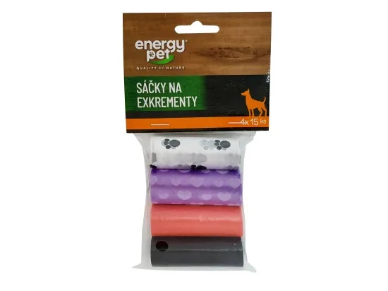 Energy Pet sáčky na exkrementy 4x15 ks