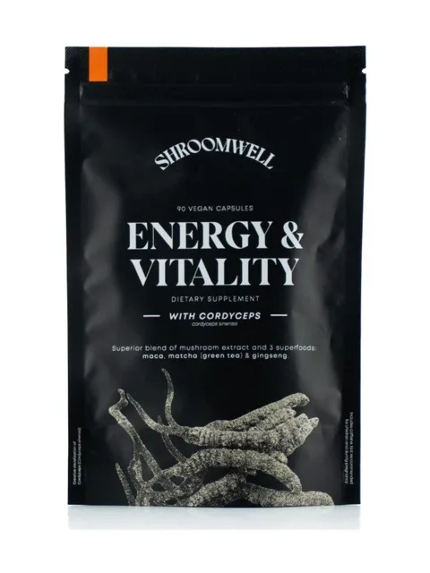 ENERGY & VITALITY kapsle Cordyceps & superpotraviny 90 ks