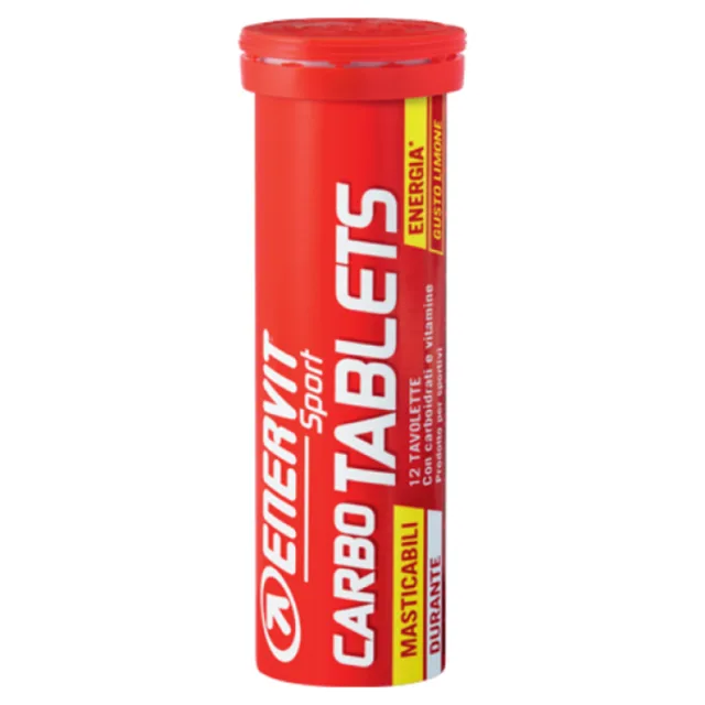 Enervit Carbo Tablets, citron, 12 tablet