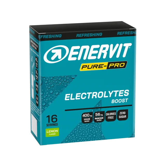 Enervit Electrolytes Boost, citron, 16 x 4 g