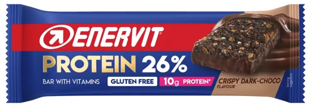 Enervit Protein Bar 26%, Crispy Dark-Choco, 40 g