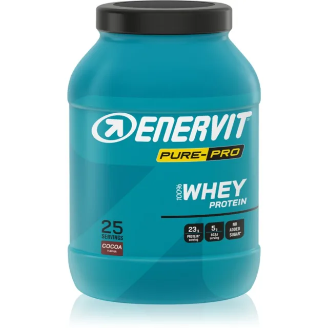 ENERVIT Whey Protein 100% syrovátkový protein příchuť Cocoa 750 g