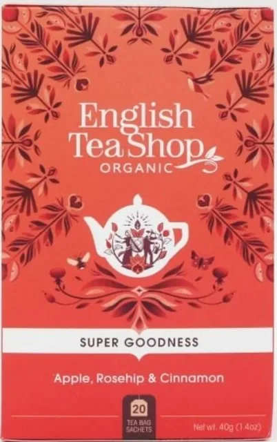 English Tea Shop Jablko, šípek a skořice BIO 20 sáčků