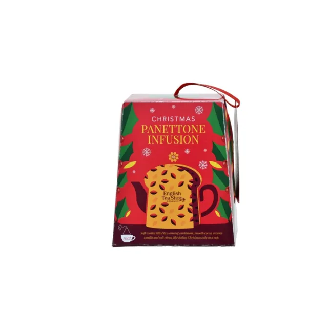 English Tea Shop Krabička Panettone nálev BIO 10 pyramidek