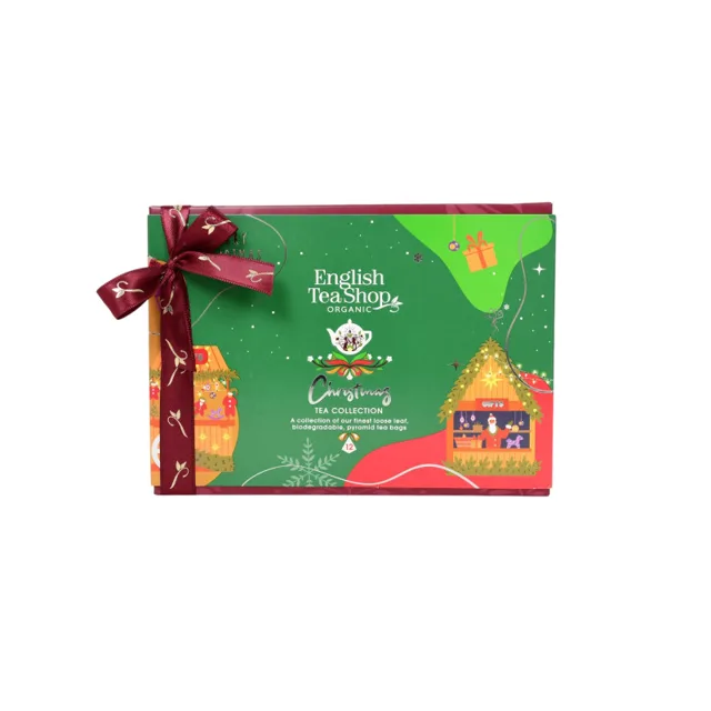 English Tea Shop Vánoční čaje - Zelená kouzla BIO 12 pyramidek