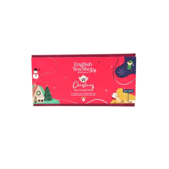 English Tea Shop Vánoční stromeček - Kolekce Červená kouzla BIO 6 pyramidek