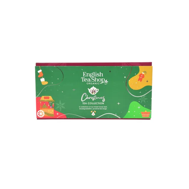 English Tea Shop Vánoční stromeček - Kolekce Zelená kouzla BIO 6 pyramidek