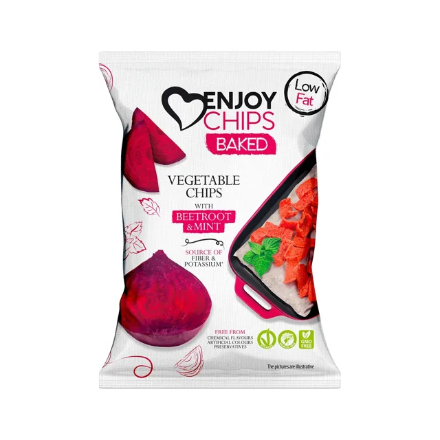 Enjoy Chips Enjoy Chips Baked - pečené s červenou řepou a mátou, 40g