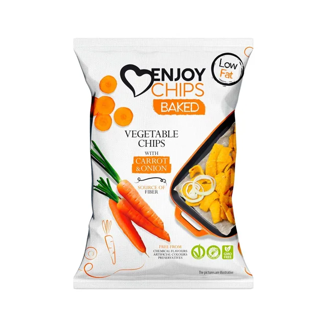 Enjoy Chips Enjoy Chips Baked - pečené s mrkví a cibulkou, 40g