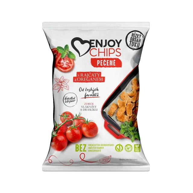 Enjoy Chips Enjoy Chips Baked - pečené s rajčaty a oregánem, 40g