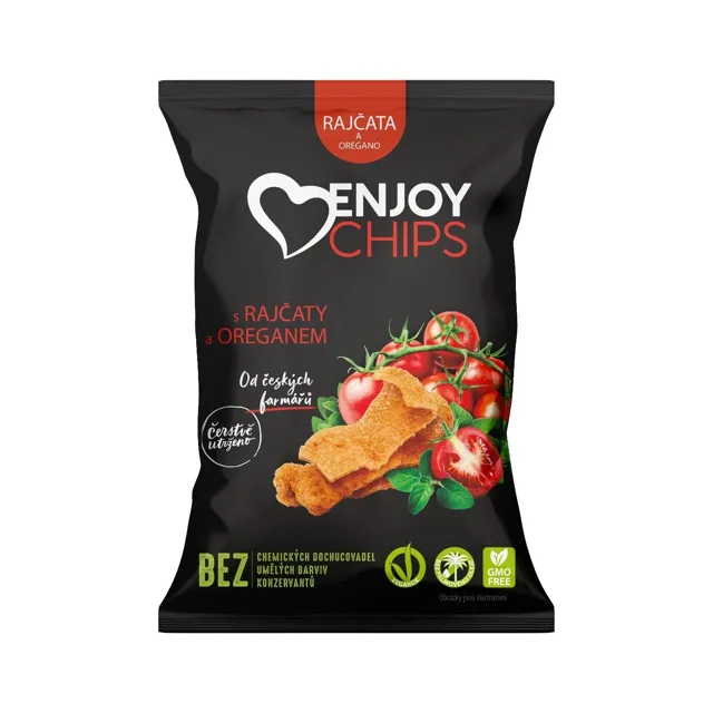 Enjoy Chips Enjoy Chips Snack s rajčaty a oregánem, 40g