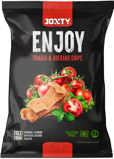 Enjoy Chips JOXTY Enjoy smažené bramborové chipsy s rajčaty a oreganem 40g, 40g