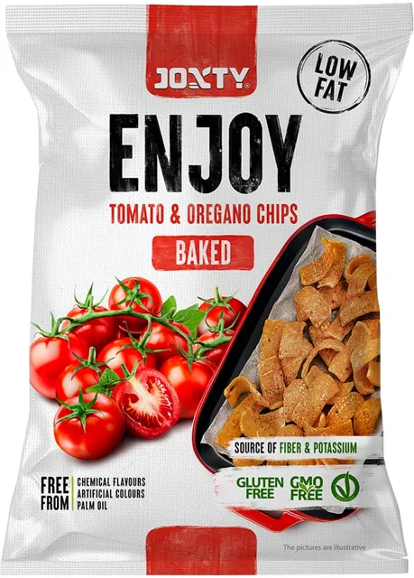 Enjoy Chips JOXTY Snack Pečené bramborové chipsy s rajčaty a oreganem 40g, 40g