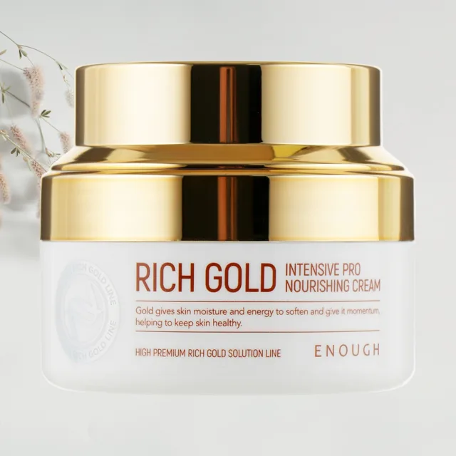 ENOUGH - Rich Gold Intensive Pro Nourishing Cream - Intenzivně vyživující krém s propolisem a 24K zlatem - 50 ml