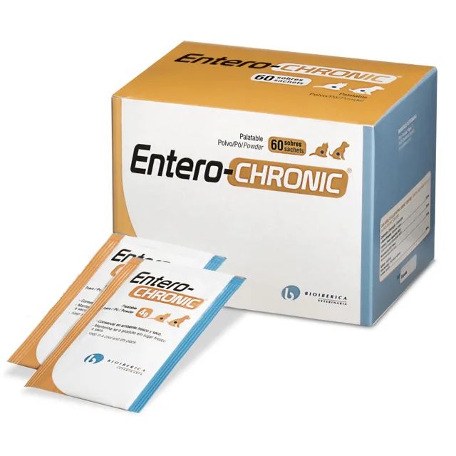 Entero-Chronic lék proti průjmu pro psy a kočky - 2 x 60 sáčků