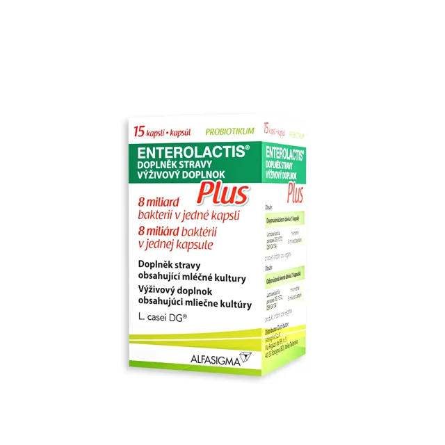 Enterolactis Plus 15 kapslí