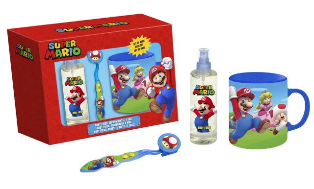 EP Line Dárková sada se zubním kartáčkem Super Mario