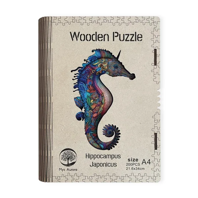 EPEE Wooden puzzle Hippocampus Japonicus A4