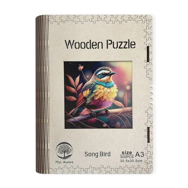 EPEE Wooden puzzle Song Bird A3