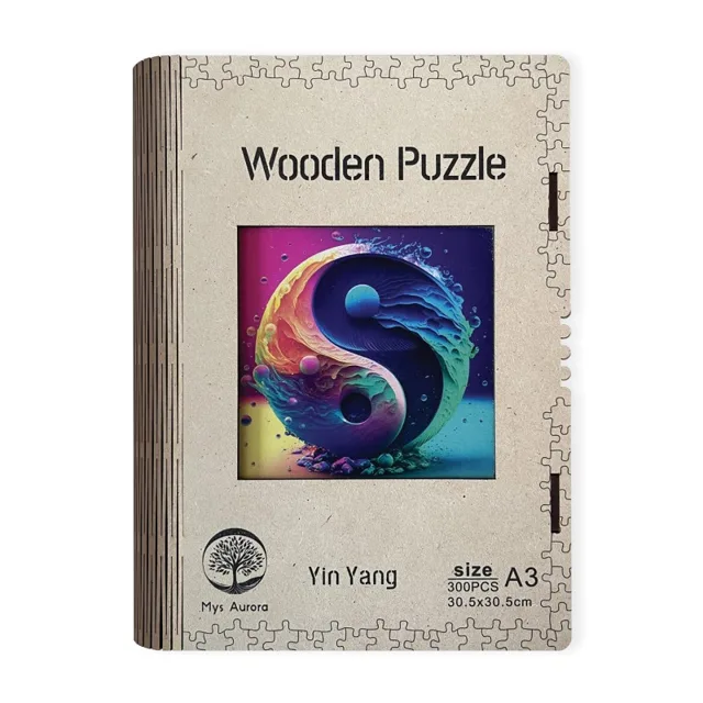 EPEE Wooden puzzle Yin Yang A3