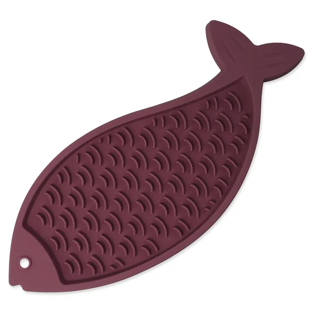 EPIC PET Lick & Snack pastelová fialová lízací ryba 28 x 11,5 cm