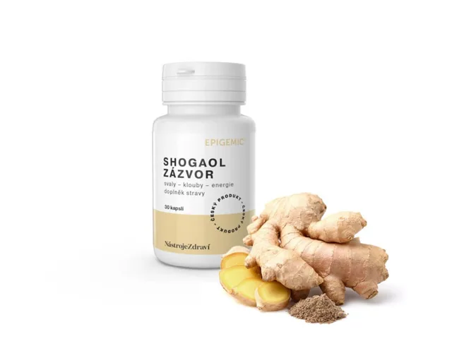 Epigemic® Shogaol, extrakt ze zázvoru, 30 kapslí
