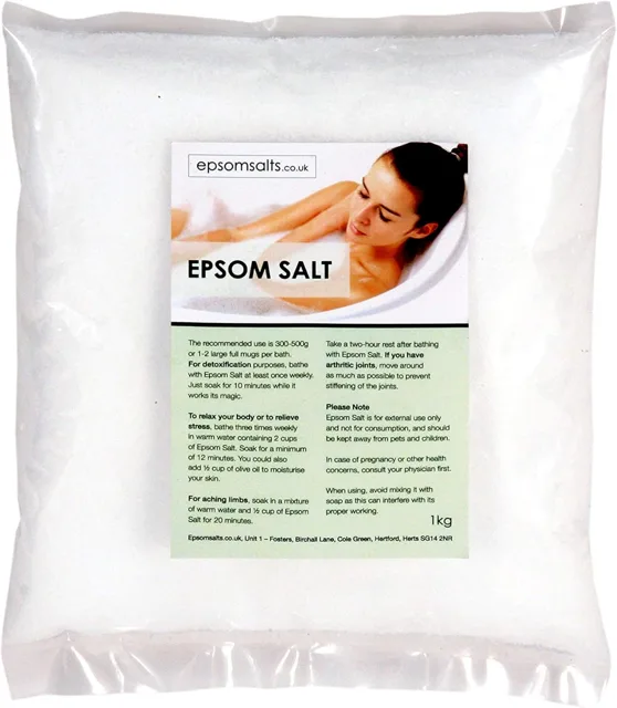 Epsom salts Epsomská sůl (lékařská jakost) 1kg