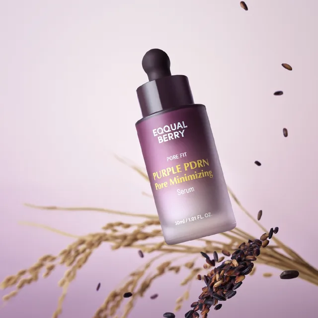 EQQUALBERRY - Purple PDRN Pore Minimizing Serum - Fialové sérum s PDRN pro minimalizaci pórů - 30 ml