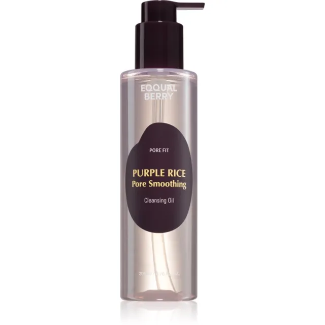 EQQUALBERRY Purple Rice Pore Smoothing Cleansing Oil hloubkově čisticí olej pro mastnou a problematickou pleť 200 ml