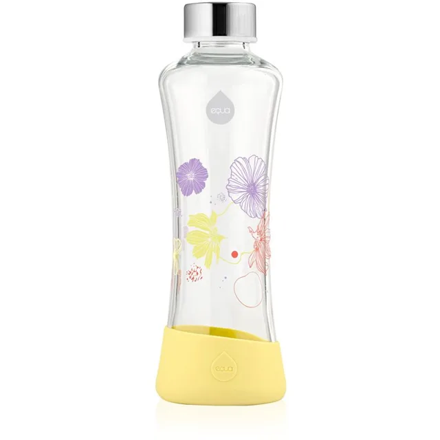 Equa FlowerHead skleněná láhev na vodu Daisy 1 ks