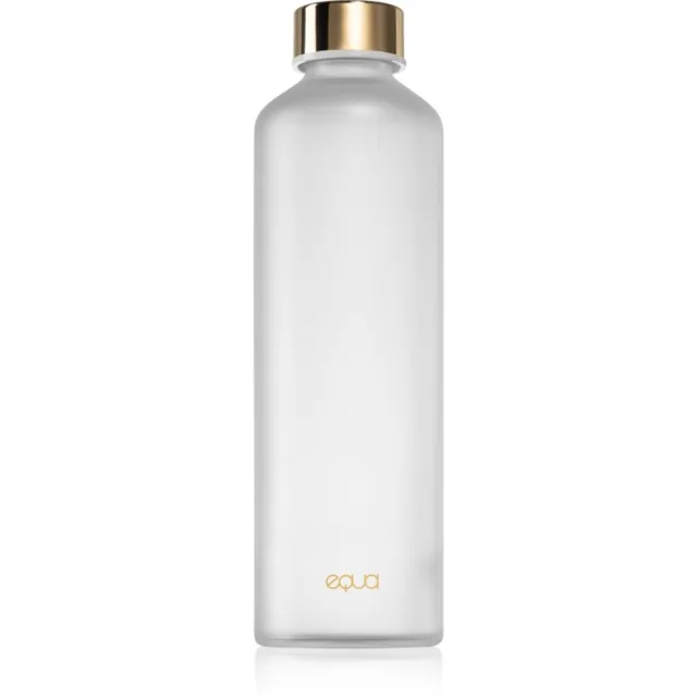 Equa Mismatch skleněná láhev na vodu barva Velvet White 750 ml