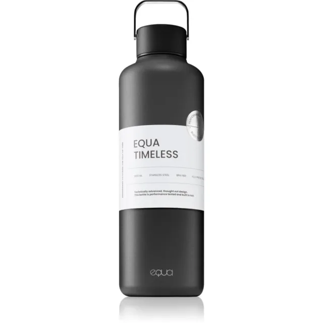Equa Timeless nerezová láhev na vodu barva Dark 1 ks