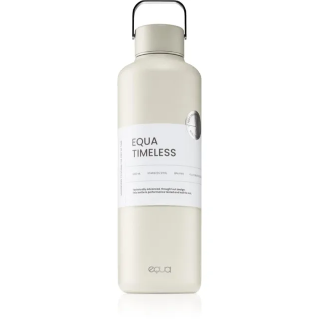 Equa Timeless nerezová láhev na vodu barva Off White 1 ks