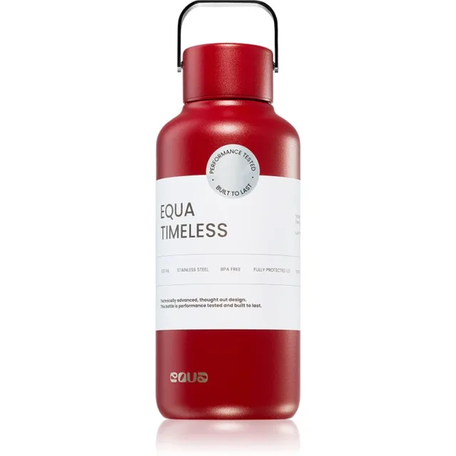 Equa Timeless nerezová láhev na vodu malá barva Wine Not 1 ks