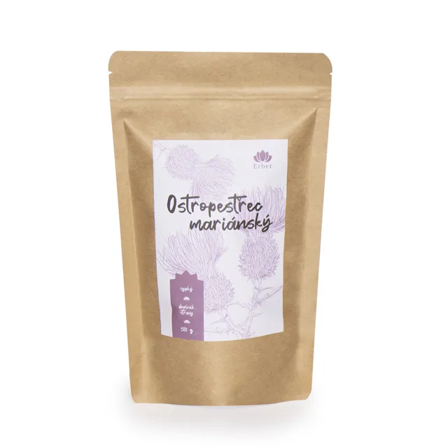 Erber Ostropestřec mariánský 500 g drcený plod