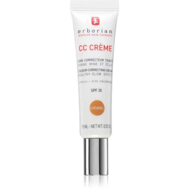Erborian CC Crème Centella Asiatica CC krém pro jednotný tón pleti SPF 30 odstín Caramel 15 ml