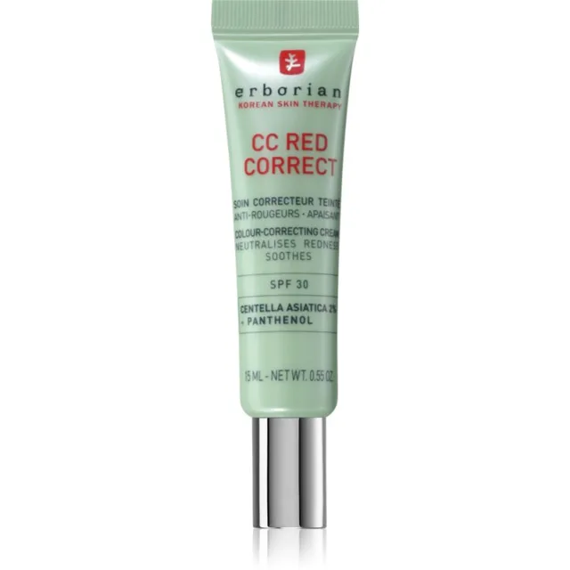 Erborian CC Red Correct CC krém proti začervenání pleti SPF 30 15 ml