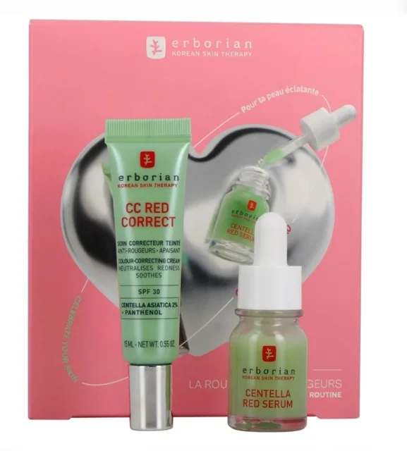 Erborian Dárková sada CC Red Glow & Moisture Set