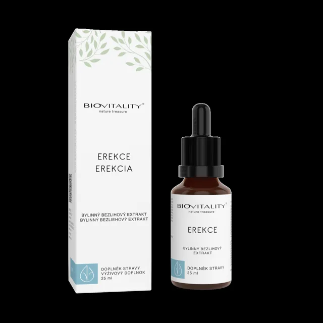 Erekce – bezalkoholová tinktura – kapky 25 ml – Green idea
