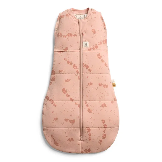 Ergopouch Zavinovačka a vak na spaní 2v1 Cocoon Elephant Parade 0-3 m, 3-6 kg, 2,5 tog