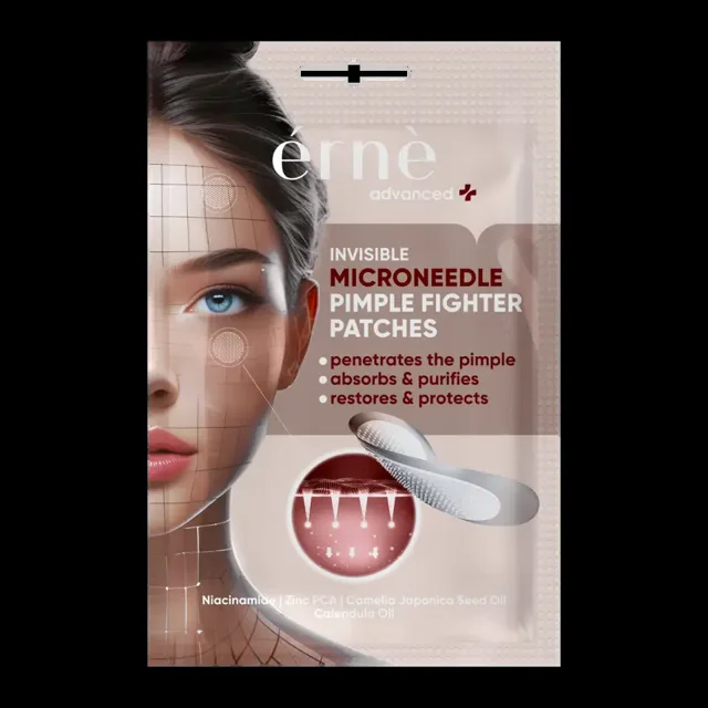 érnè Mikrojehličkové náplasti na akné Invisible 9 ks