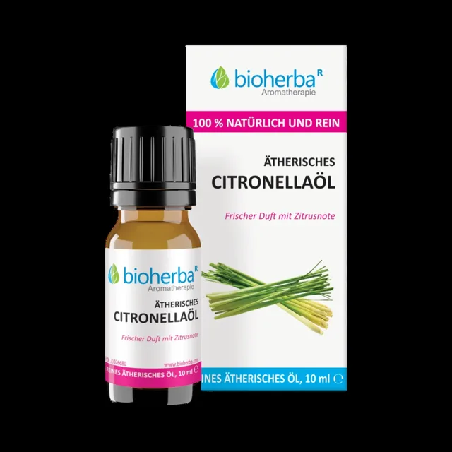 Esenciální olej citronela – 10 ml – Bioherba