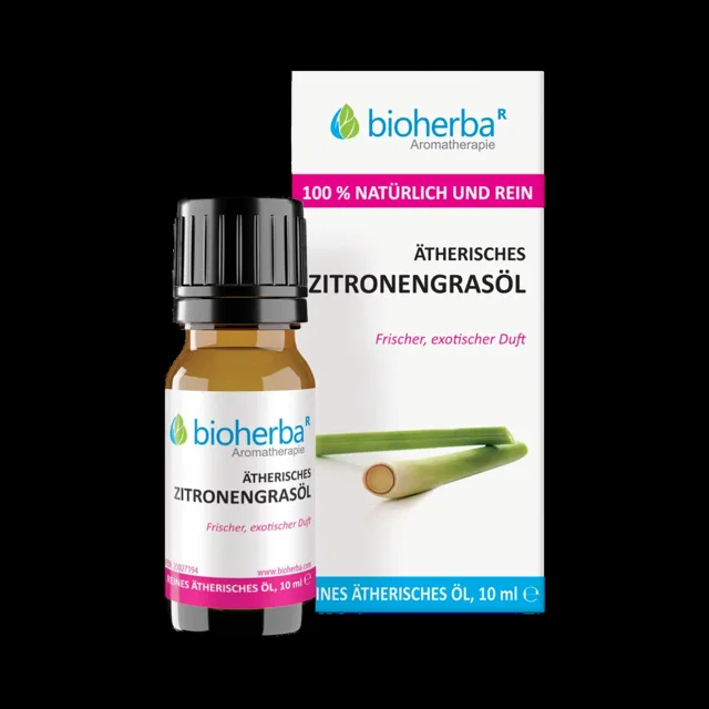 Esenciální olej citronová tráva – 10 ml – Bioherba