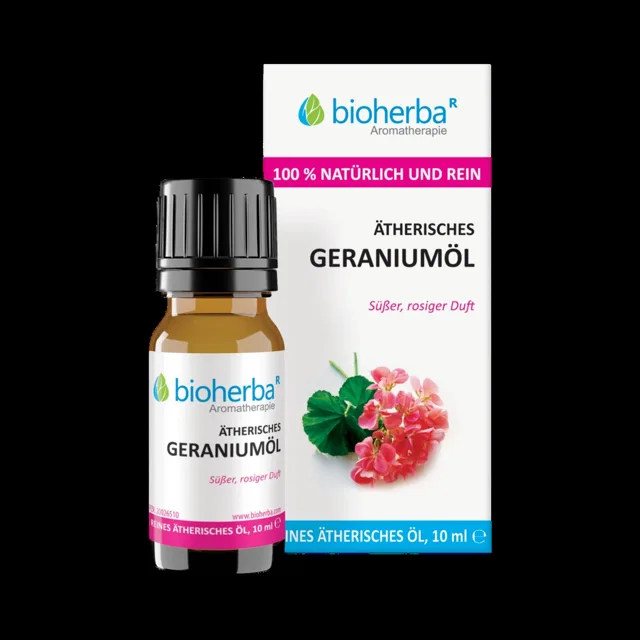 Esenciální olej geránium – 10 ml – Bioherba